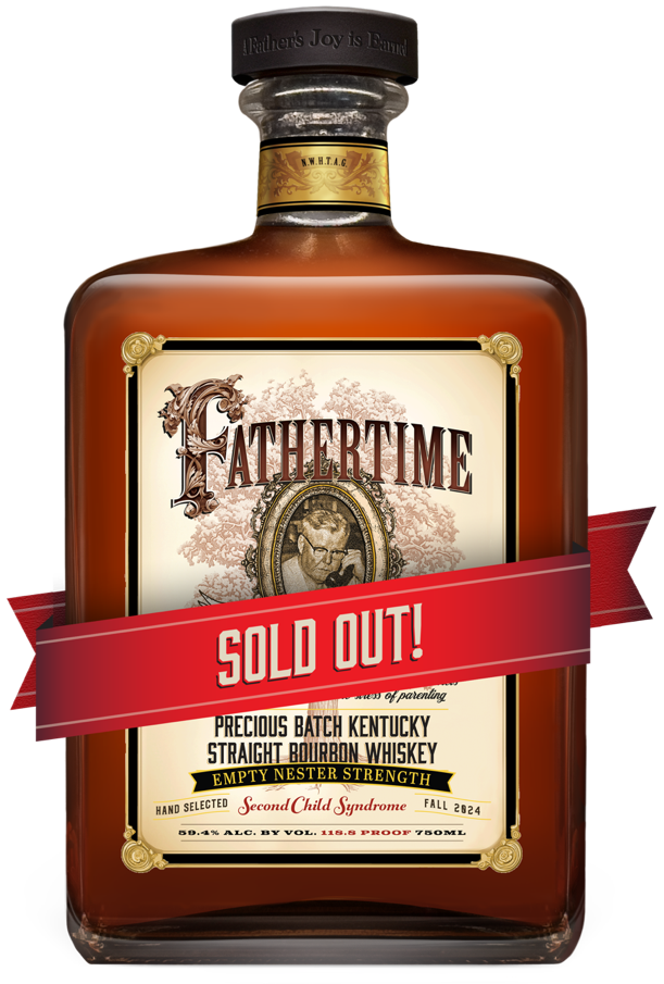 Fathertime Bourbon Empty Nester Strength bottle