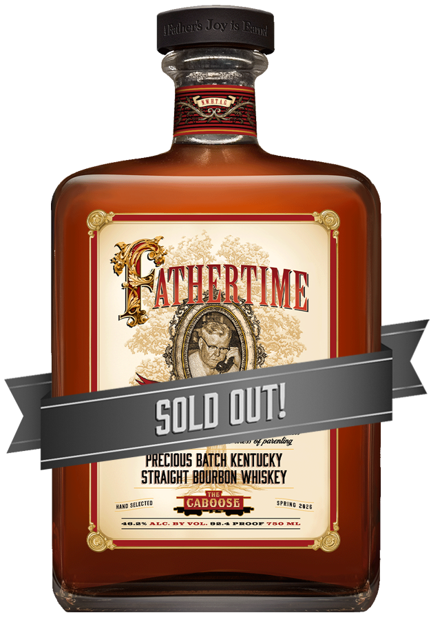 Fathertime Bourbon bottle