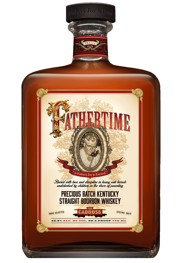 Fathertime Bourbon bottle