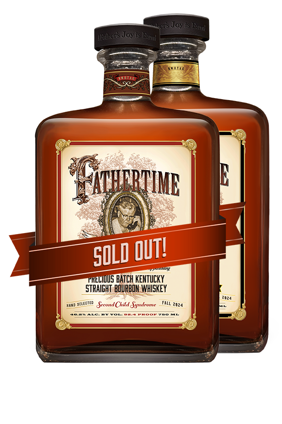 Bottle of Second Child Syndrome with "Sold Out!" banner.