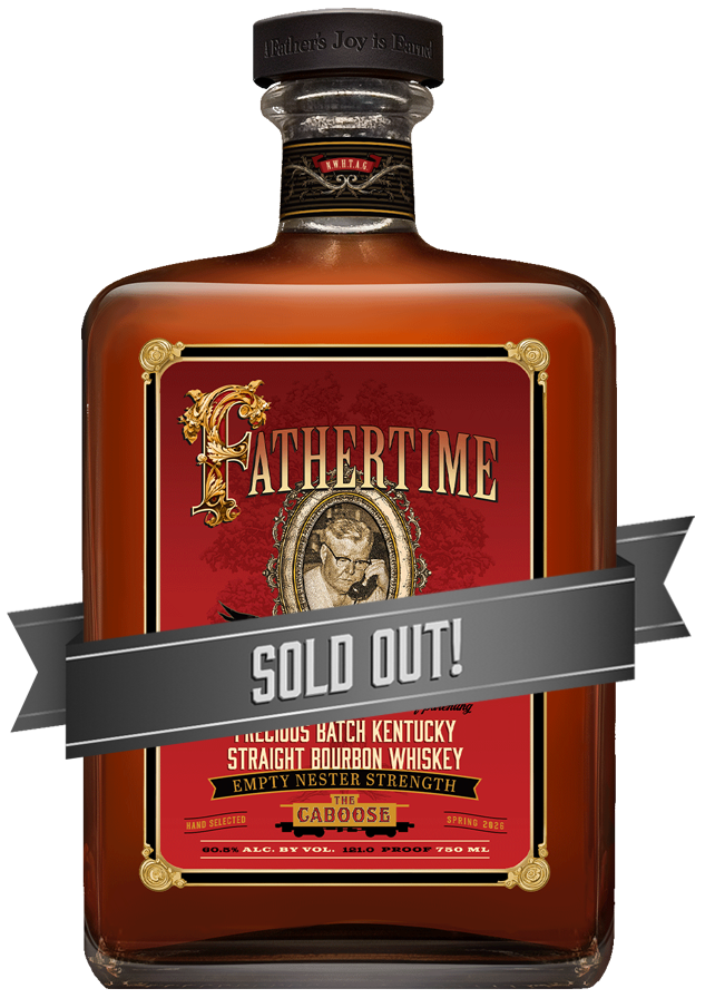 Fathertime Bourbon bottle