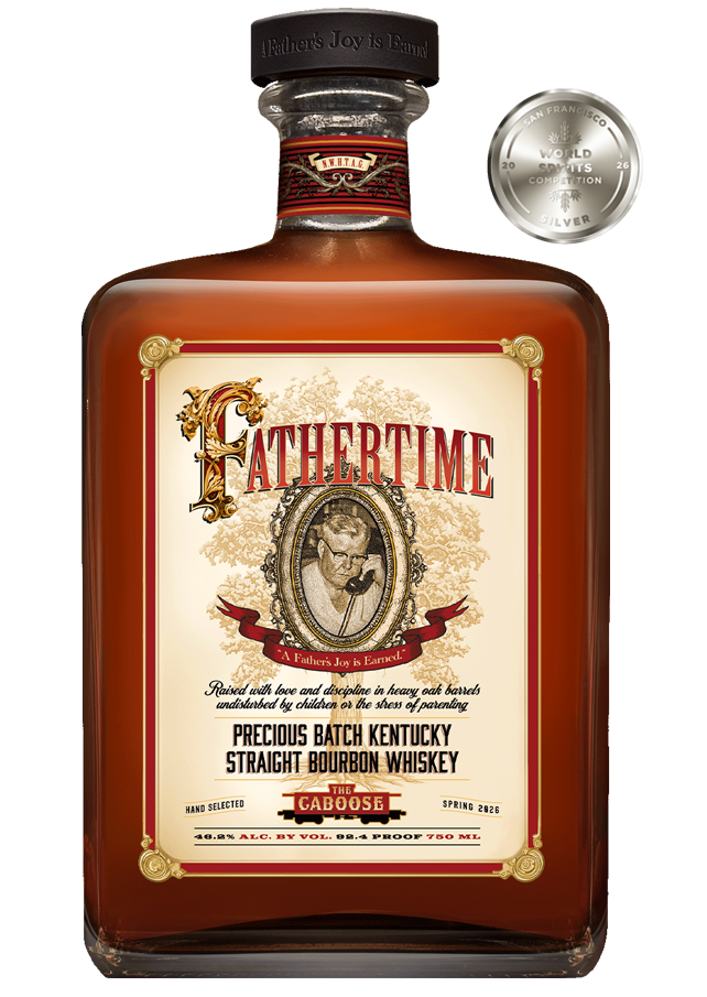 Fathertime Bourbon bottle