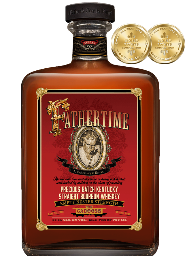 Fathertime Bourbon bottle