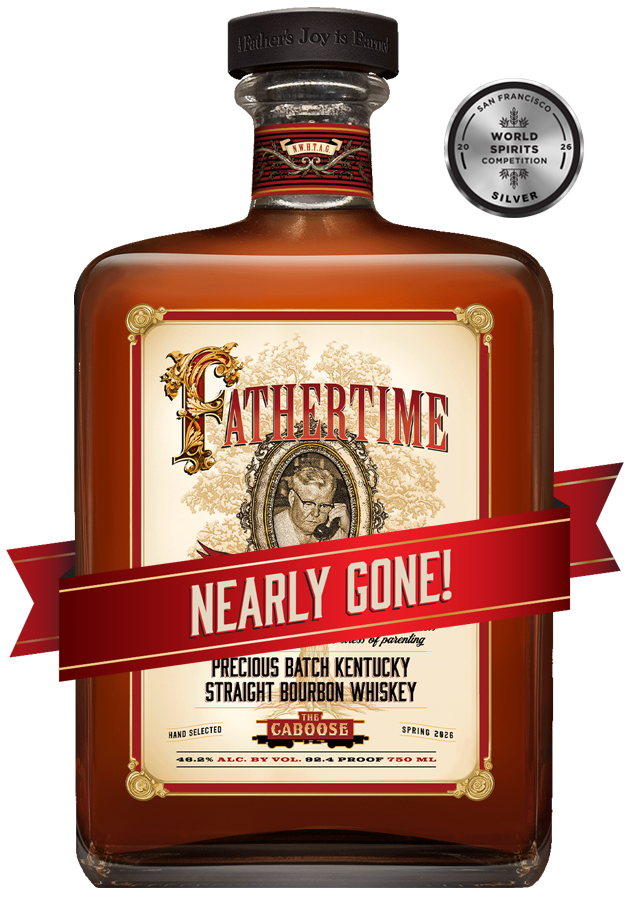 Fathertime Bourbon bottle