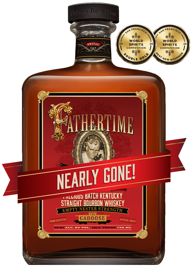 Fathertime Bourbon bottle